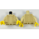 LEGO felsőtest kötött pulóver mintával, sárgásbarna (76382)
